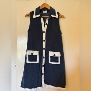 Lake x Atlantic Pacific terry cloth cover up dress